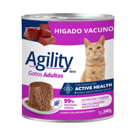 Agility Lata Gato Sabor Hígado Vacuno