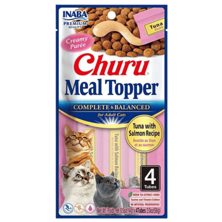 Inaba Churu Meal Topper Sabor Atún con Salmón