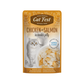 Cat Fest Chicken and Salmon Fillets