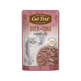 Cat Fest Duck and Tuna Fillets