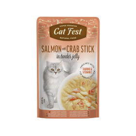 Cat Fest Salmon and Crab Sticks