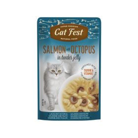 Cat Fest Salmon and Octopus