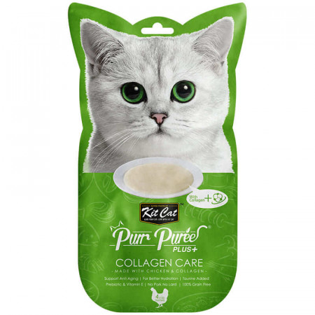 Kit Cat Purr Plus Collagen Care Pollo