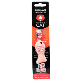 Wonder Cat Collar Pez Rosa