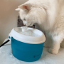CatH2O Fuente de Agua Mini para Gatos 1,2 lts Celeste